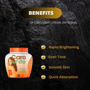 Caro Light Cream Jar 500 ml