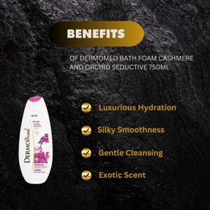 Dermomed Bath Foam Cashmere And Orchid Seductive 750ml