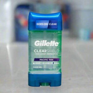 Gillette clear shield 72hr sweat protection (Pacific Tide) pack of 6