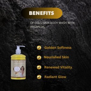 Gold Skin Body Wash With Argan Oil 33.8 Fl. Oz