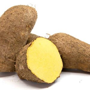 Fresh Yellow Yam Jamaican, 5 Pound Box