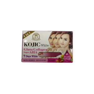 Kojic White Gluta Collagen Super AHA 7 Days Soap 160g