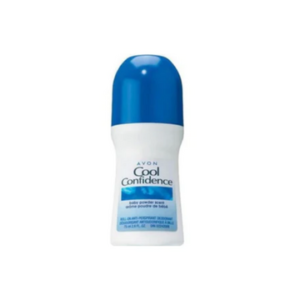 Avon Cool Confidence Baby Powder Roll-On Deodorant 2.6 oz