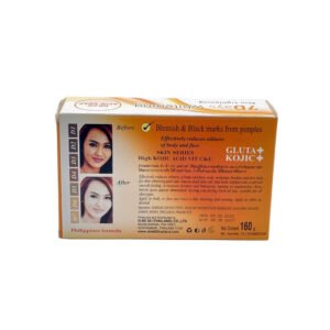 Kojic white soap blemish & black marks papaya carrot 160g