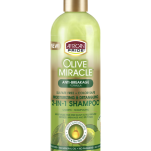 African Pride - Olive Miracle 2 in 1 Shampoo and Conditioner 12oz