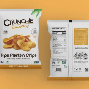 Crunchie Snacks Ripe Plantain Chips