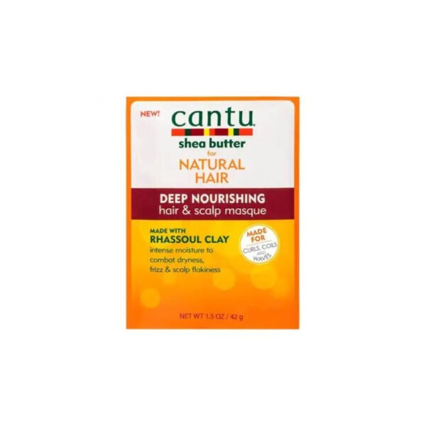 Cantu Shea Butter for Natural Hair Rhassoul Clay Deep Nourishing Masque Packet 1.5oz each