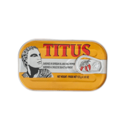 Hot Titus Sardine in soybean oil and chili