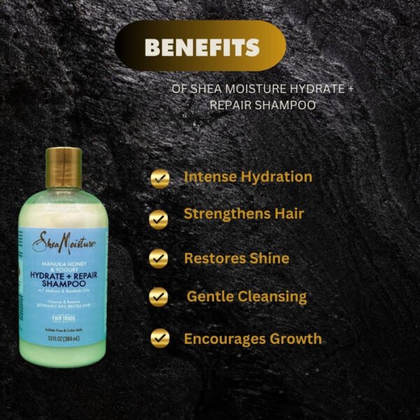 Shea Moisture Hydrate + Repair Shampoo 384ml