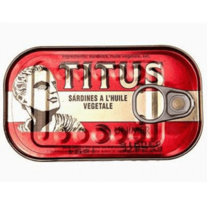 Titus Sardine in Sunflower Oil 125g