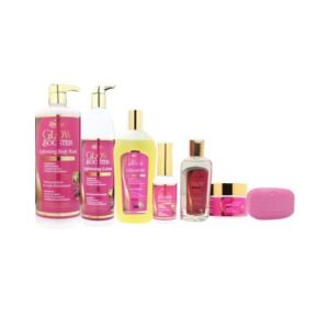 Zeenat Glow Booster Skin Lightening 7-piece set on a white background.